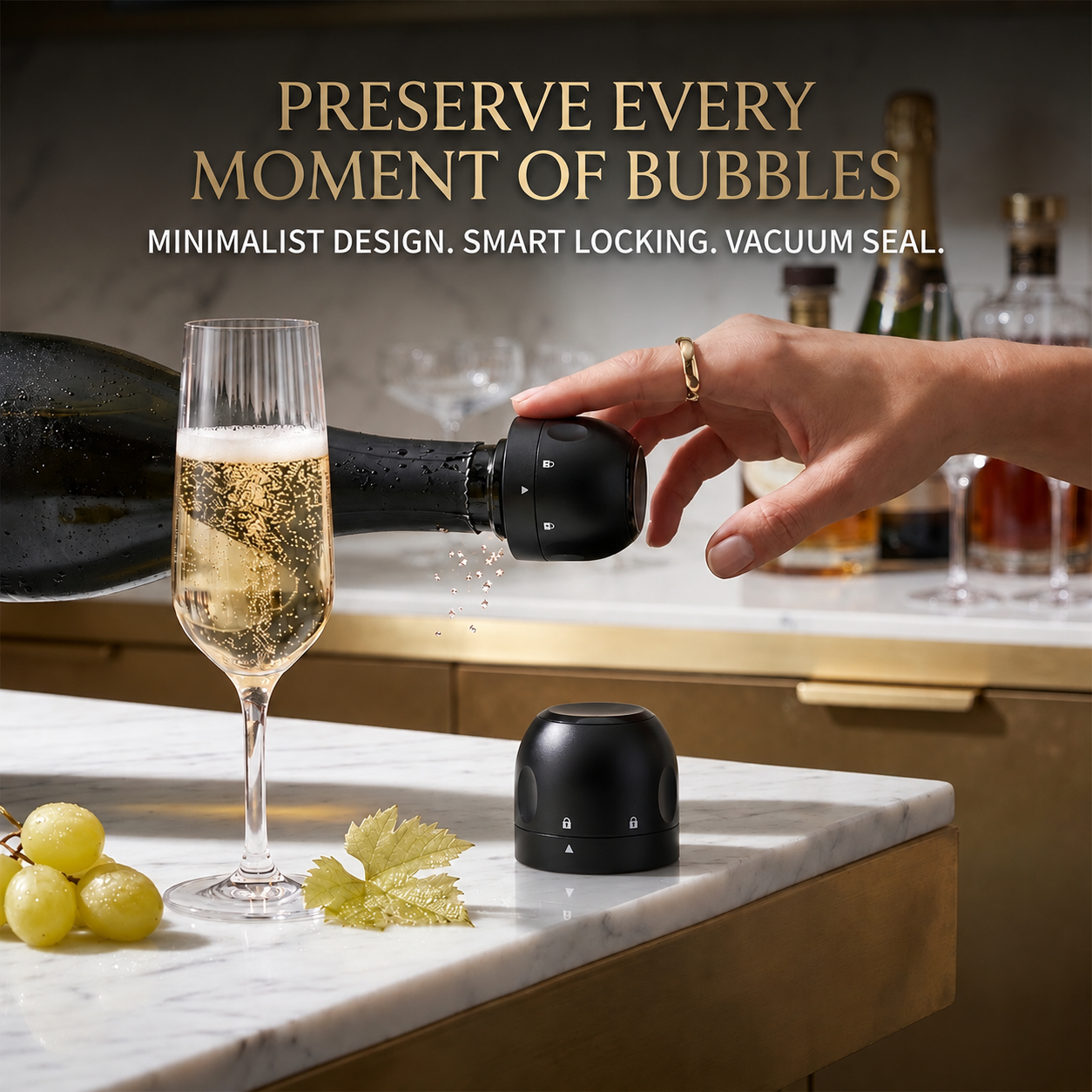 π· Reusable Twist-Lock Wine Bottle Stopper β Compact Wine Saver Seal