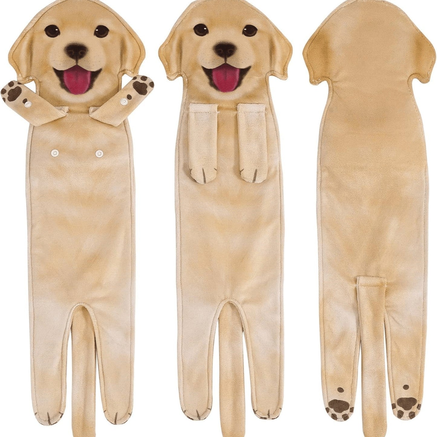 Funny Cat & Dog Hand Towels