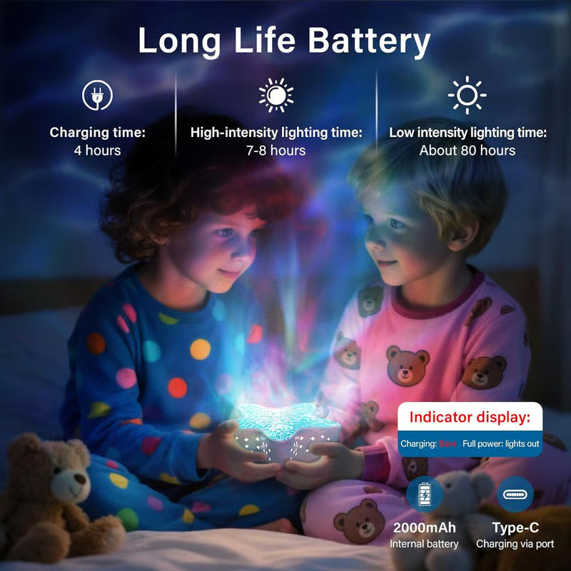 ⏰Starfish Ocean Wave Projector Light🌊