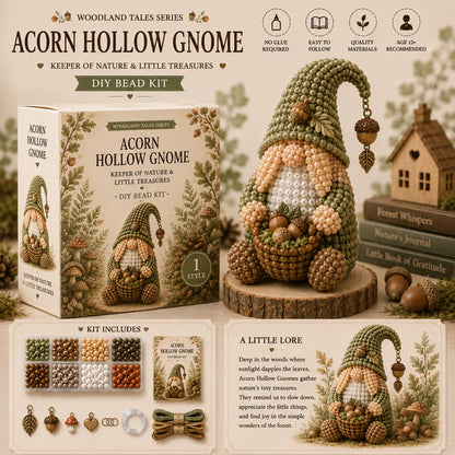 💕Cozy Gnome DIY Bead Kit Collection– Collect All 12 Gnome