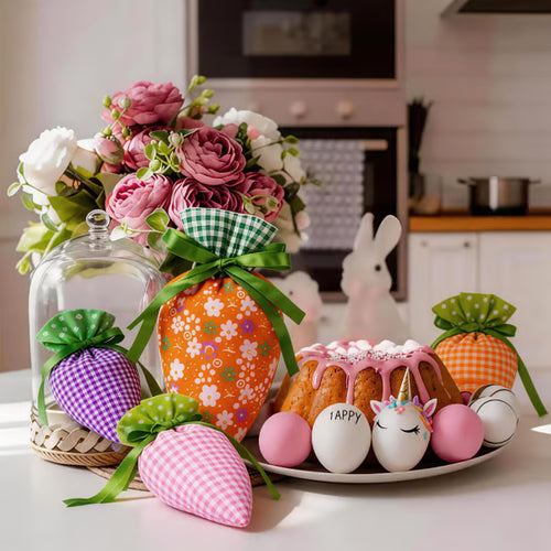 🥕Reusable Easter Carrot Bags for Egg Hunts & Favors（8pc）🐣