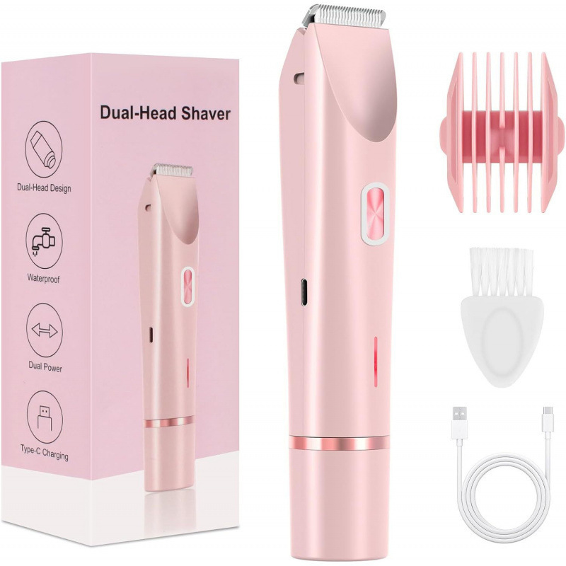 🎀Mother'S Day Gift, 2 in 1 Electric Hair Removal Tool Trimmer for Women