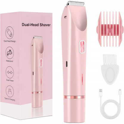 🎀Mother'S Day Gift, 2 in 1 Electric Hair Removal Tool Trimmer for Women