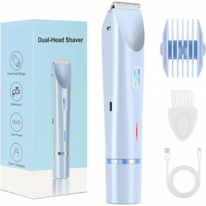 🎀Mother'S Day Gift, 2 in 1 Electric Hair Removal Tool Trimmer for Women