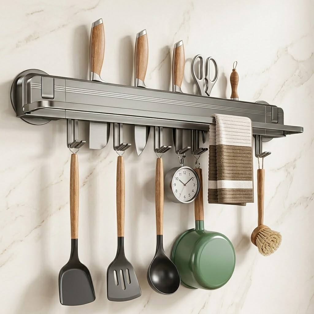 Suction Cup Knife Rack