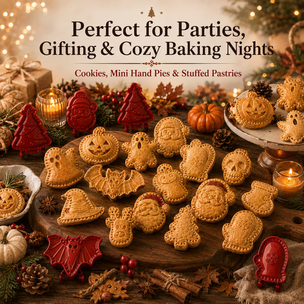 🎃🎄116-in-1 Holiday Hand Pie Mold Set – Festive Pastry & Cookie Press😋
