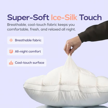 Mellow Puff Pillow☁️–Soft Quilted Puff Grid Design Pillow🌙✨