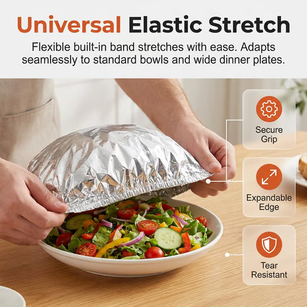 🔥 Aluminum Foil Heat-Retaining Food Cover