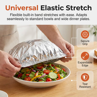 🔥 Aluminum Foil Heat-Retaining Food Cover