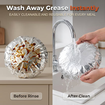 🔥 Aluminum Foil Heat-Retaining Food Cover