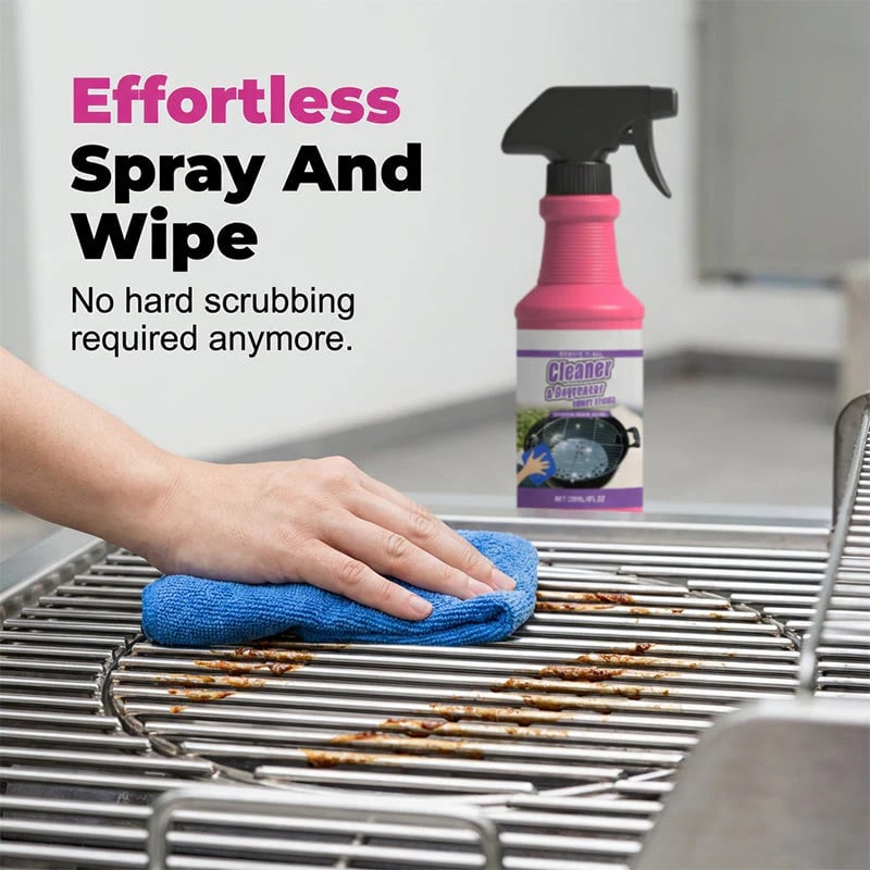 🧼Fast-Acting Heavy-Duty Grill Degreaser Spray✨
