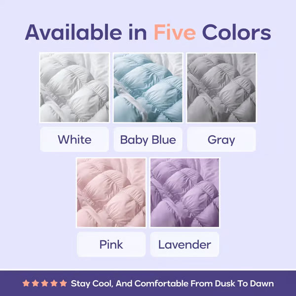 Mellow Puff Pillow☁️–Soft Quilted Puff Grid Design Pillow🌙✨
