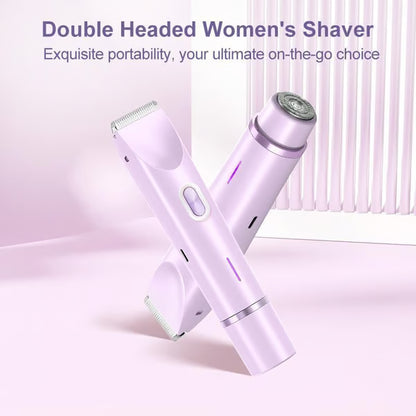 🎀Mother'S Day Gift, 2 in 1 Electric Hair Removal Tool Trimmer for Women