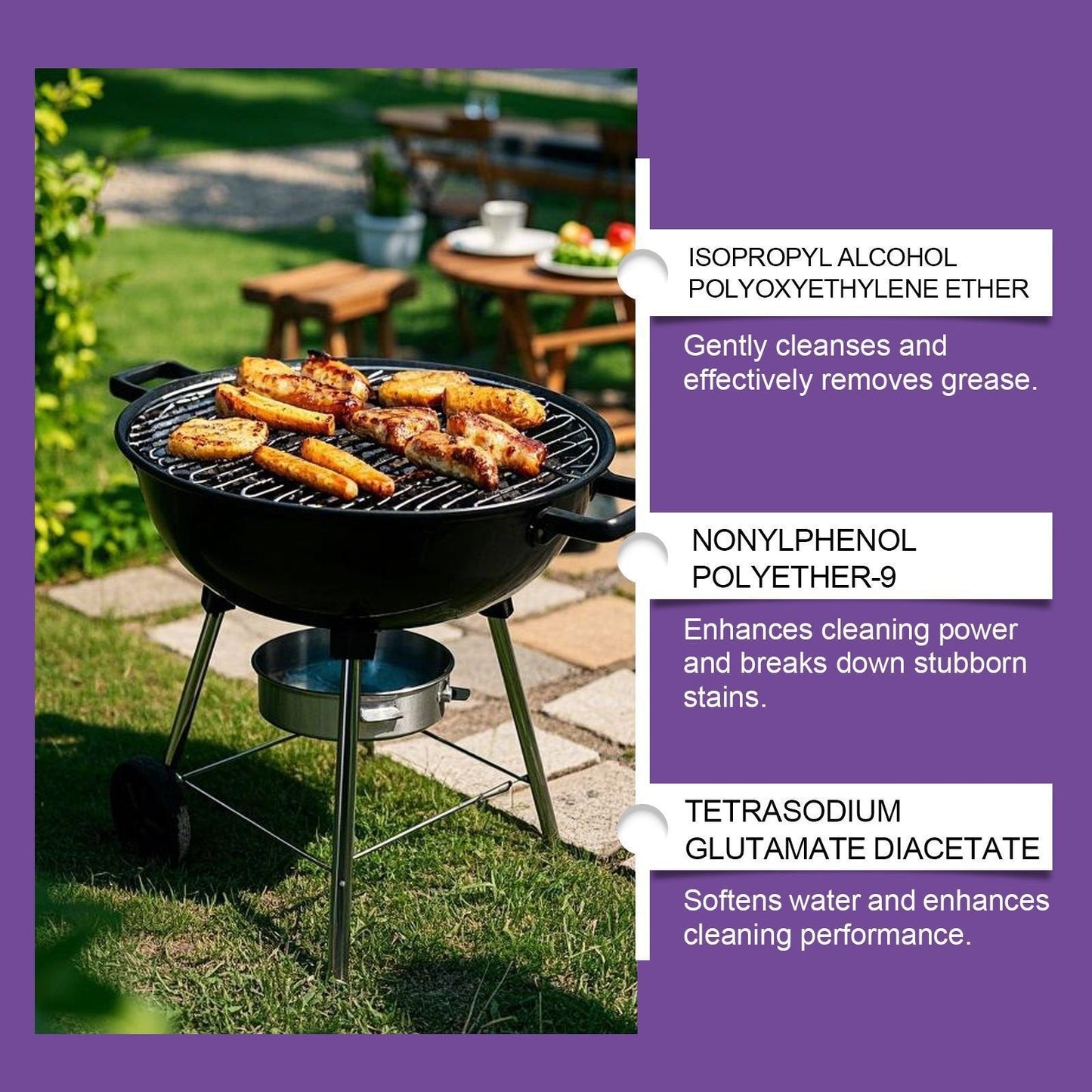 🧼Fast-Acting Heavy-Duty Grill Degreaser Spray✨