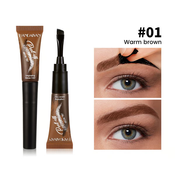 🌓5-Color Tear-Off Brow Tint – Waterproof, Long-Lasting Pigment for Precise & Wild Brows
