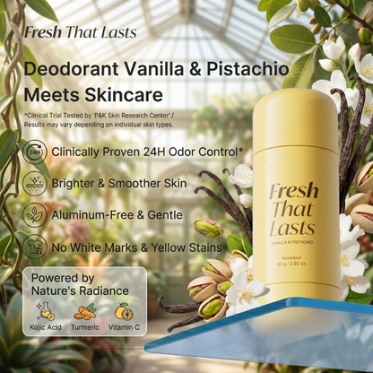 Deodorant & Antiperspirant Balm – Vanilla & Pistachio