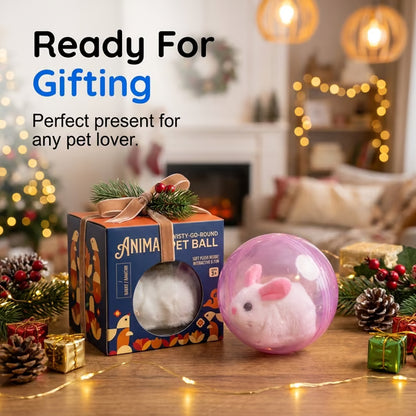 Auto-Rolling Ball with Mouse Hands-Free Play for Indoor Cats