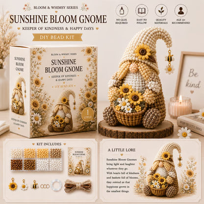 💕Cozy Gnome DIY Bead Kit Collection– Collect All 12 Gnome