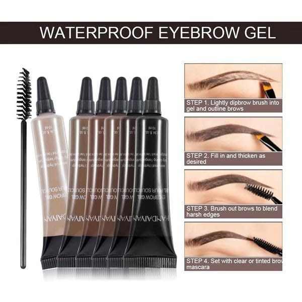 【🎉LAST DAY BUY 1 GET 1 FREE🎉】✨Waterproof Smudge-Proof Eyebrow Gel/Tint | Free Brush