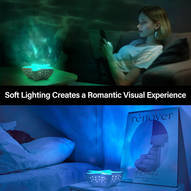 ⏰Starfish Ocean Wave Projector Light🌊