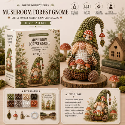 💕Cozy Gnome DIY Bead Kit Collection– Collect All 12 Gnome