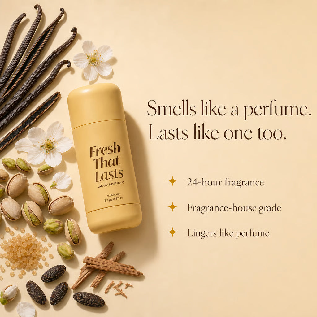 Deodorant & Antiperspirant Balm – Vanilla & Pistachio