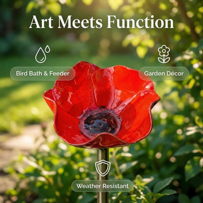 🐦Handmade Metal Flower Garden Stake
