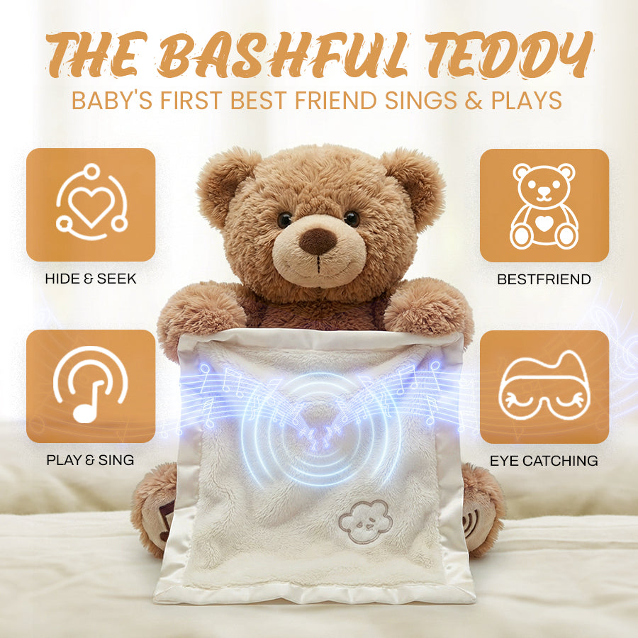 The Snuggle Teddy: Baby’s First Singing & Playing Friend 🎵Free soothing lullaby audio with your order today