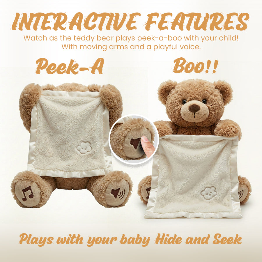 The Snuggle Teddy: Baby’s First Singing & Playing Friend 🎵Free soothing lullaby audio with your order today