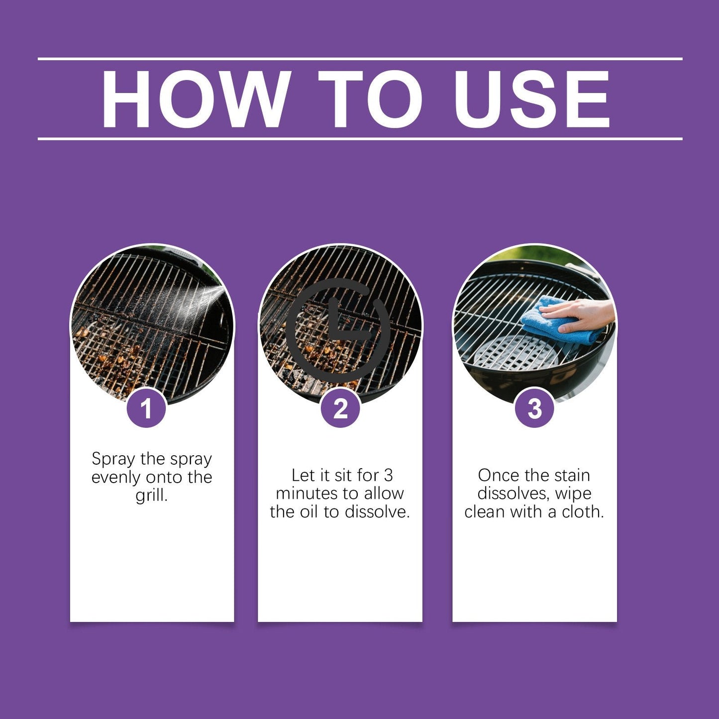🧼Fast-Acting Heavy-Duty Grill Degreaser Spray✨