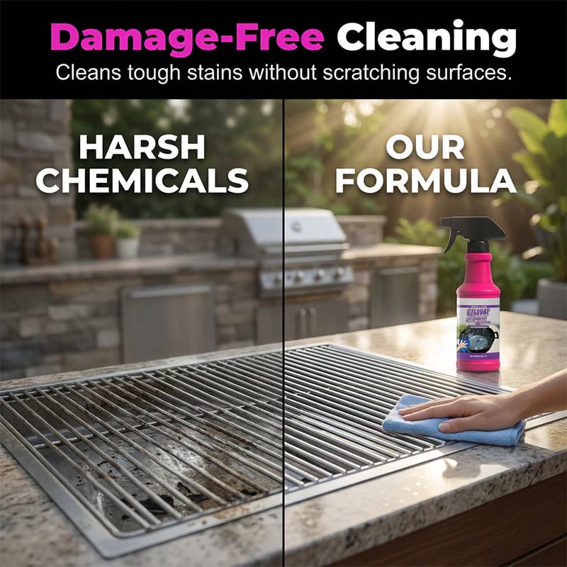 🧼Fast-Acting Heavy-Duty Grill Degreaser Spray✨