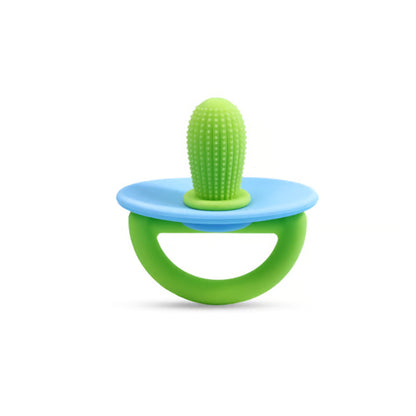 Mushroom Silicone Teether-Ergonomic Food-Grade Silicone Pacifier for Itchy Gums